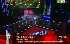 Tiêu Châu Như Quỳnh phiêu trên sân khấu The Voice.